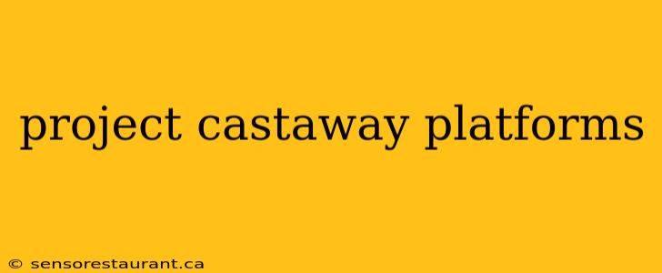 project castaway platforms