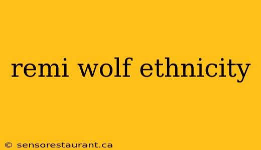 remi wolf ethnicity