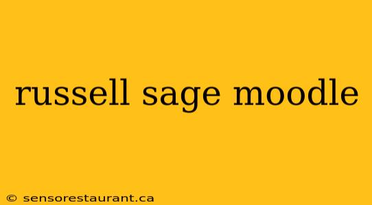 russell sage moodle