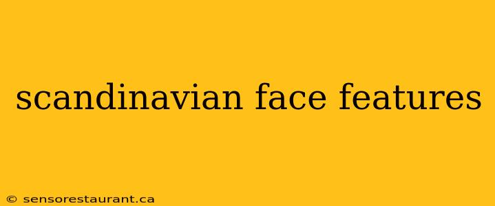 scandinavian face features