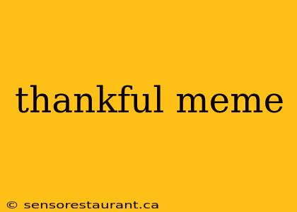 thankful meme