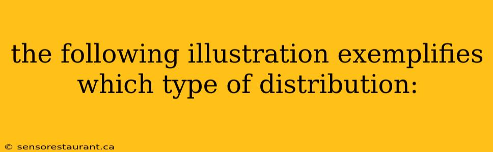 the following illustration exemplifies which type of distribution: