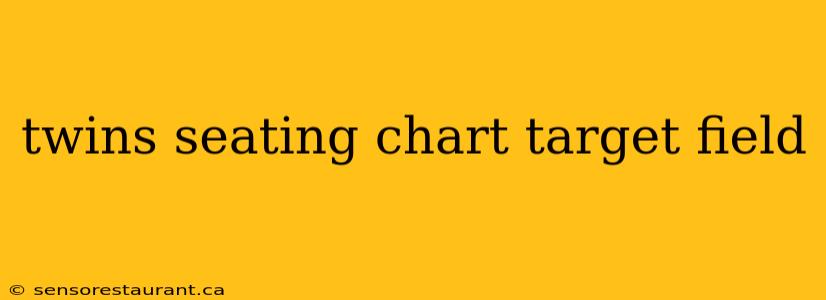 twins seating chart target field