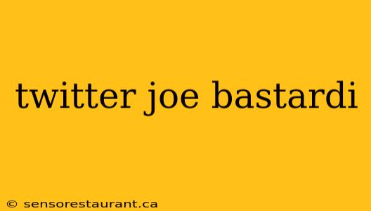 twitter joe bastardi