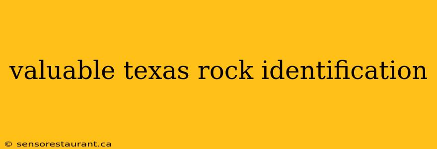 valuable texas rock identification