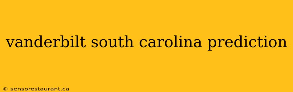 vanderbilt south carolina prediction