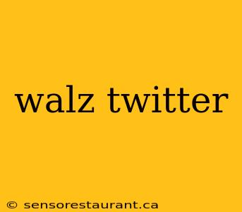 walz twitter