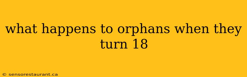 what happens to orphans when they turn 18