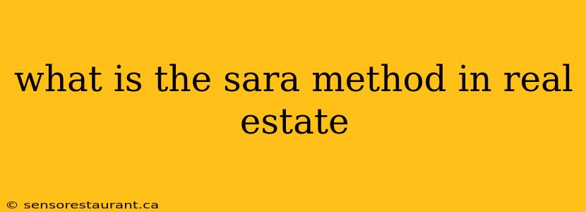 what is the sara method in real estate