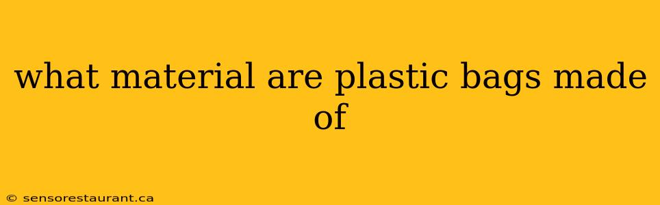 what material are plastic bags made of