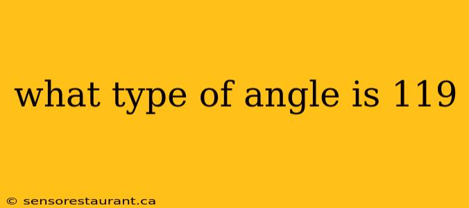 what type of angle is 119