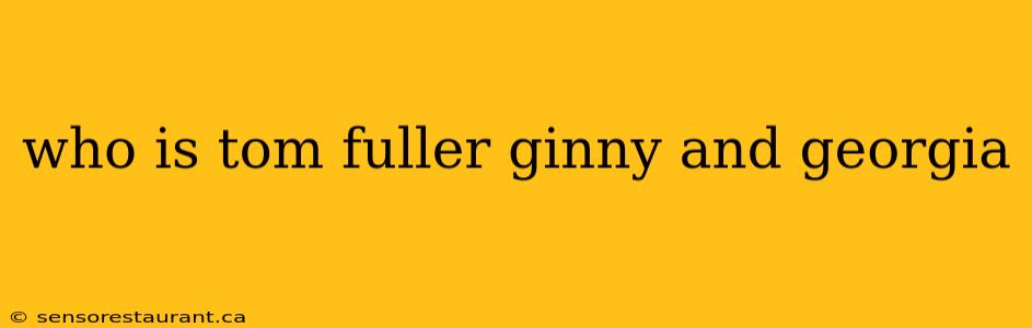 who is tom fuller ginny and georgia